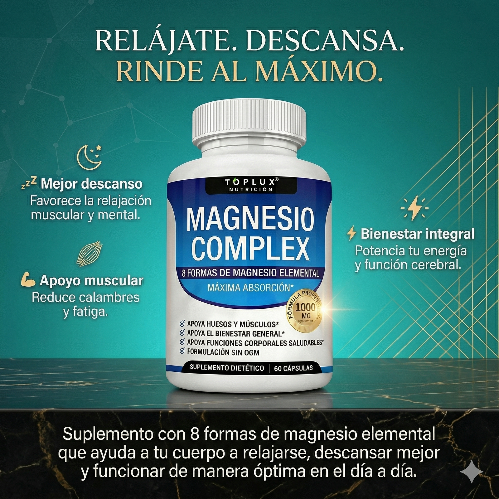 Magnesio Complex 8 Elementos